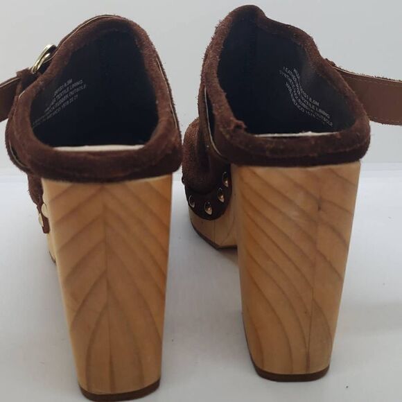 Steve Madden Women Hilde Mule Suede Leather Brown Size 8.5 - Picture 6 of 8